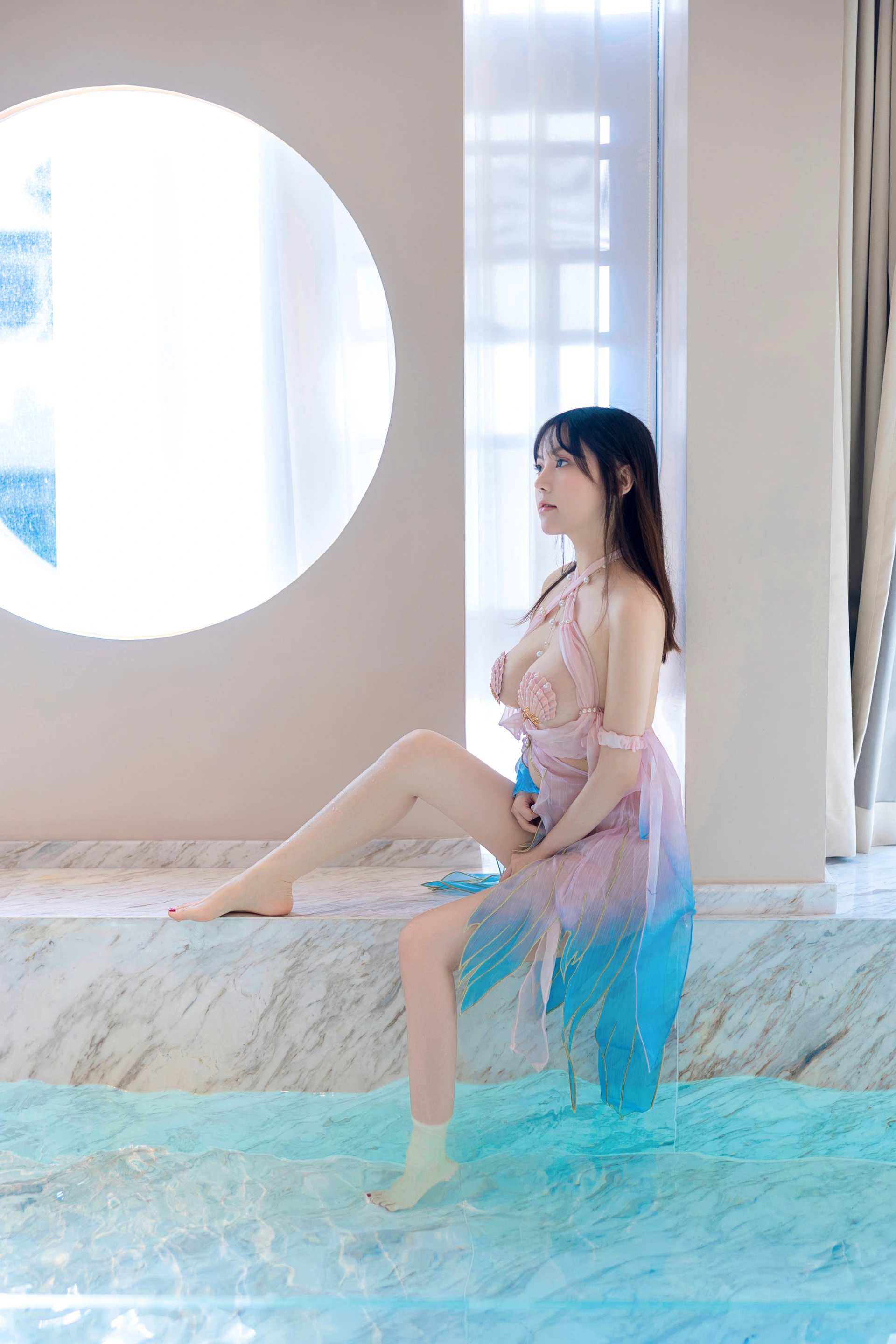 008.豆瓣酱 – 内购无水印 NO.7650 贝壳泳衣 1