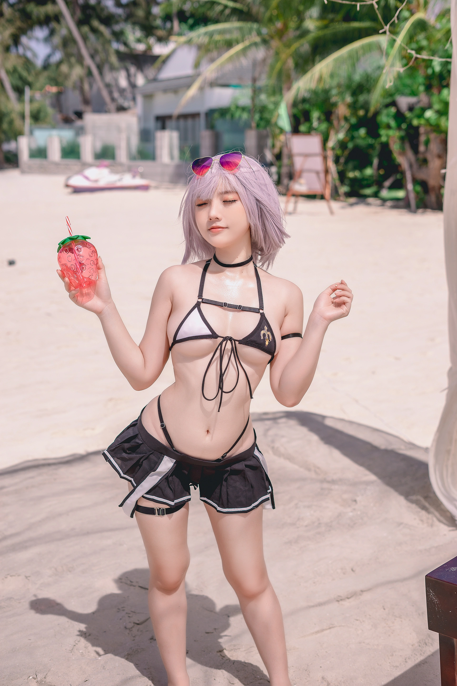 Messie Huang – NO.024 Shirogane Noel Swimsuit 0
